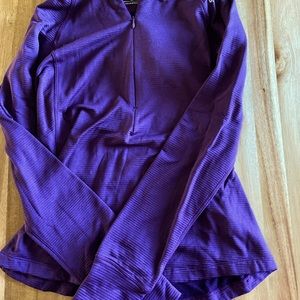 Purple Brooks quarter zip hoodie womens size M
